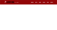 Desktop Screenshot of luckydogfilms.com