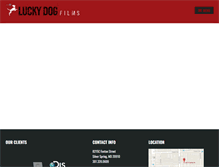 Tablet Screenshot of luckydogfilms.com
